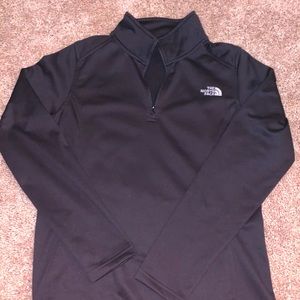 Black Quarter Zip North Face